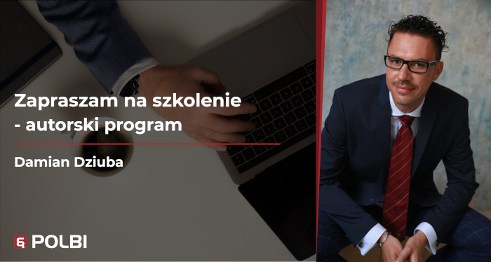 Damian Dziuba, trener i wykładowca, ekspert RODO - Szkolenia Polbi - Ochrona danych osobowych